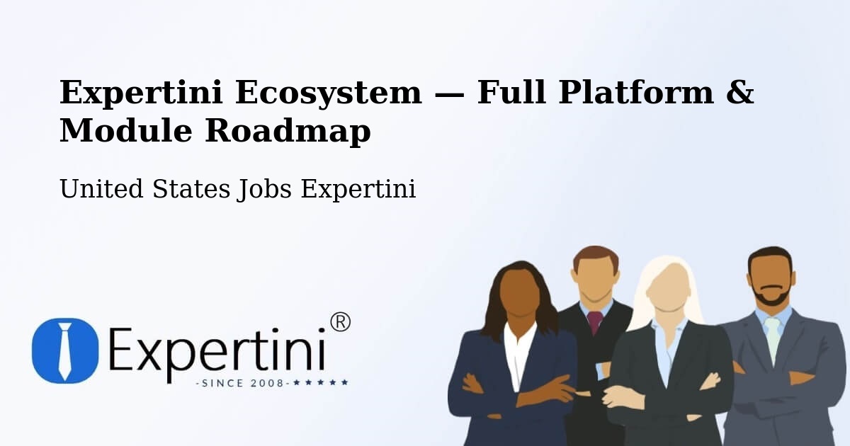 Expertini Ecosystem — Full Platform & Module Roadmap – Walker