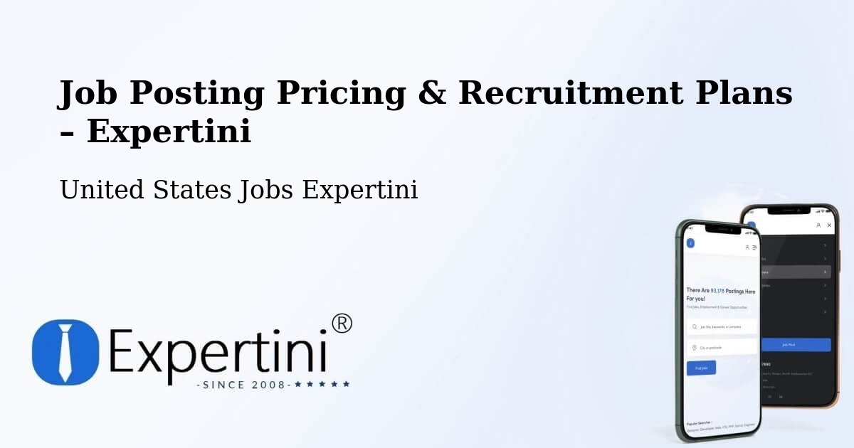 Job Posting Pricing & Recruitment Plans – Walker - Walker, United States Jobs Expertini